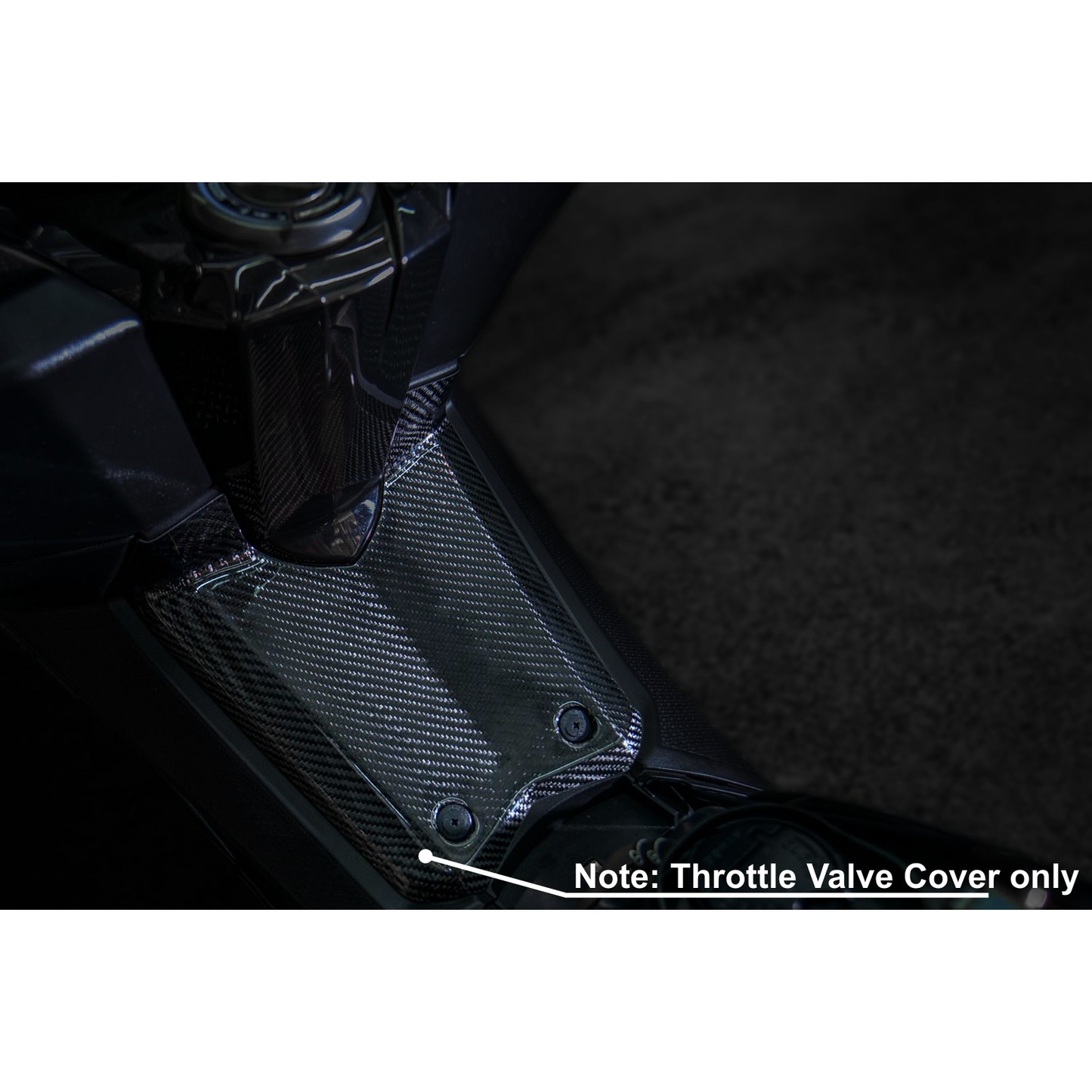 MOS Carbon Fiber Throttle Valve Cover for Kymco AK550 2018 - 2024