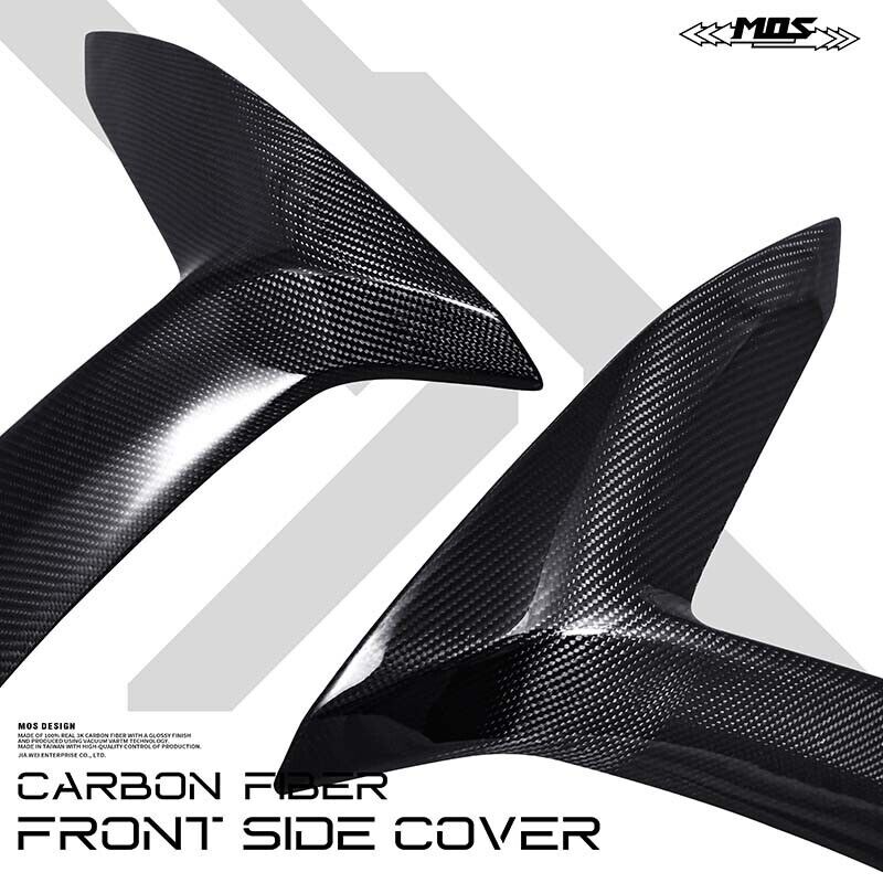 MOS Carbon Fiber Front Side Covers for Yamaha TMAX 560 2022-2023