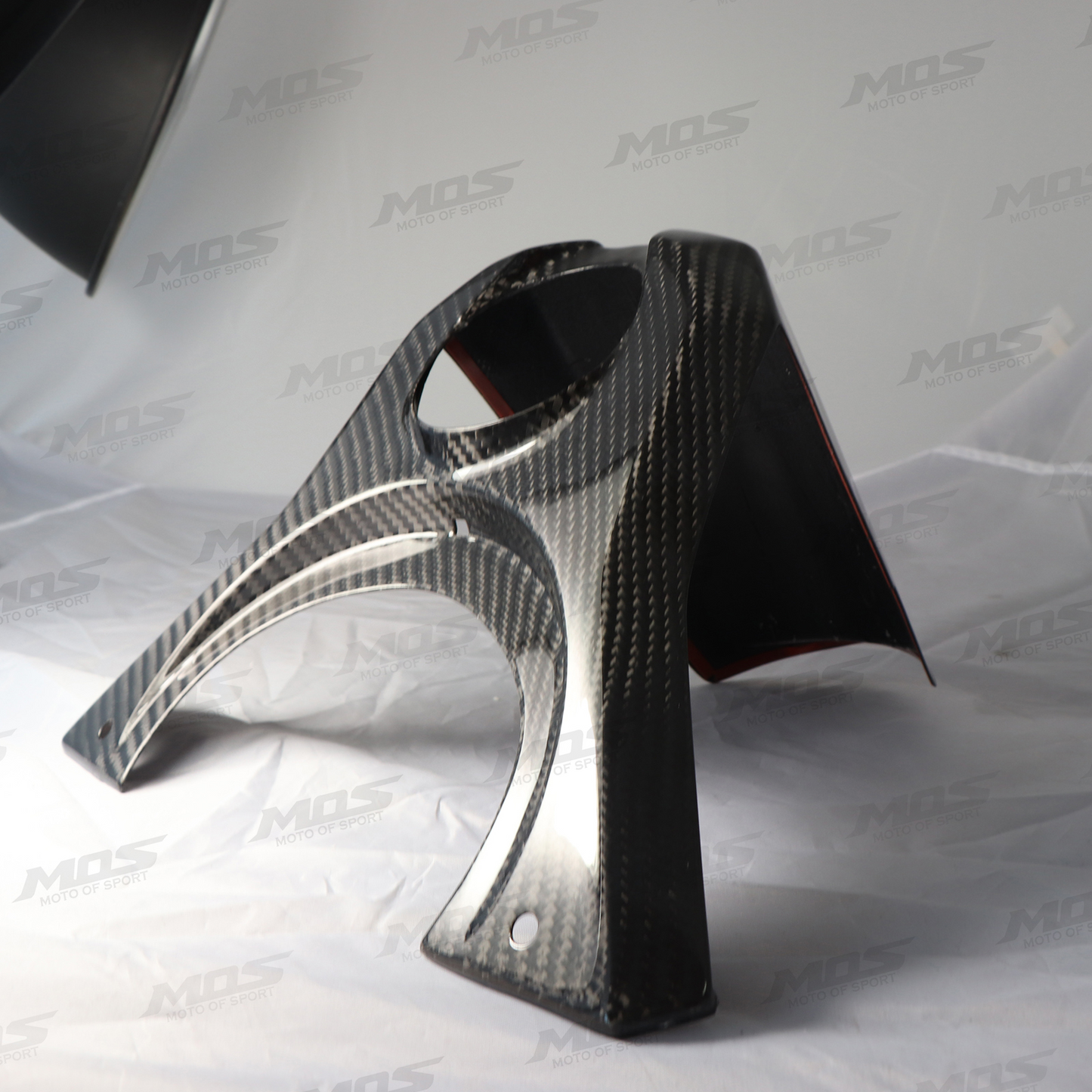 MOS Carbon Fiber Ignition Switch Frame Cover for Kymco AK550 2018 - 2024
