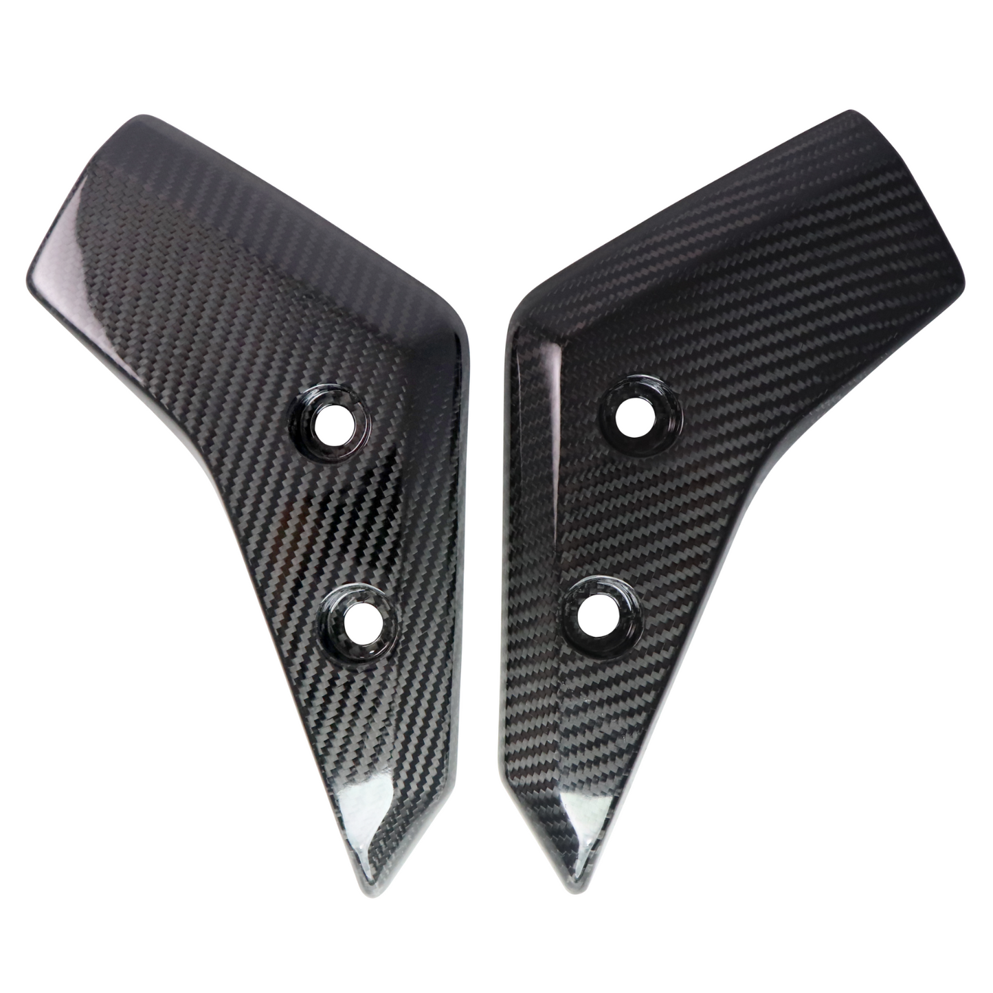 MOS Carbon Fiber Front Fender Side Trim Covers for Kymco AK550 2018 - 2024