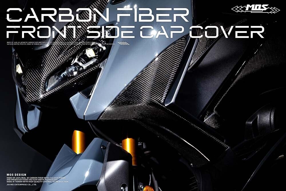 MOS Carbon Fiber Front Side Covers for Yamaha TMAX 560 2022-2023
