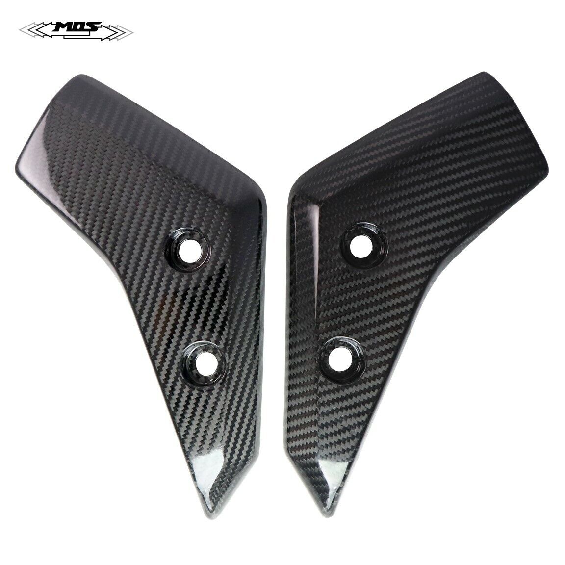 MOS Carbon Fiber Front Fender Side Trim Covers for Kymco AK550 2018 - 2024