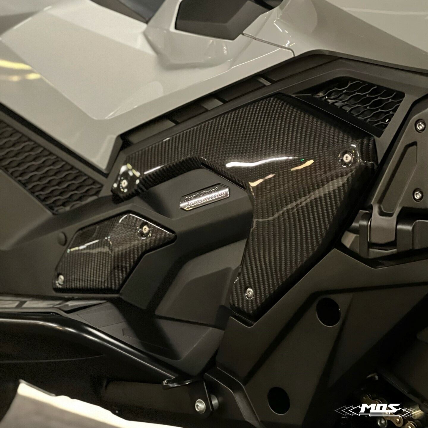 MOS Carbon Fiber Engine Left Side Cover for Honda X-ADV 750 2021-2023