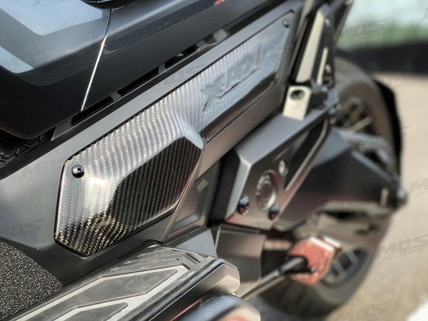MOS Carbon Fiber Footrest Side Trim Covers for Honda X-ADV 750 2017-2020