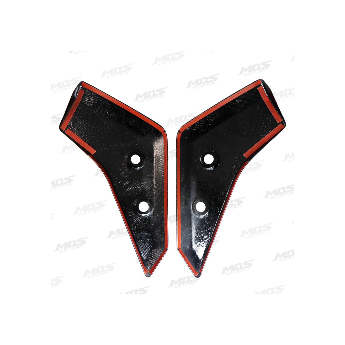 MOS Carbon Fiber Front Fender Side Trim Covers for Kymco AK550 2018 - 2024