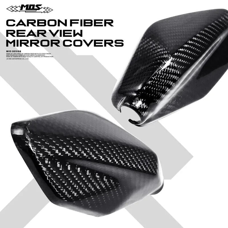 MOS Carbon Fiber Mirror Covers for Kymco AK550 18-24 / AK550 Premium 22-24