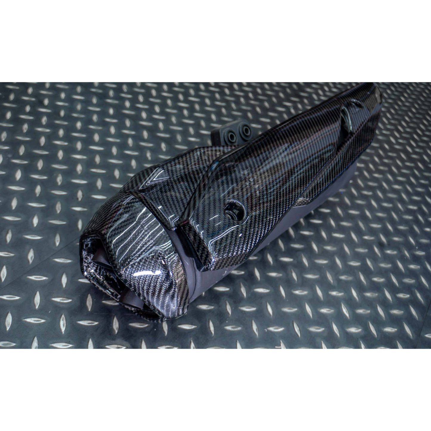 MOS Carbon Fiber Muffler Upper Cover for Kymco AK550 18-24 / AK550 Premium 22-24