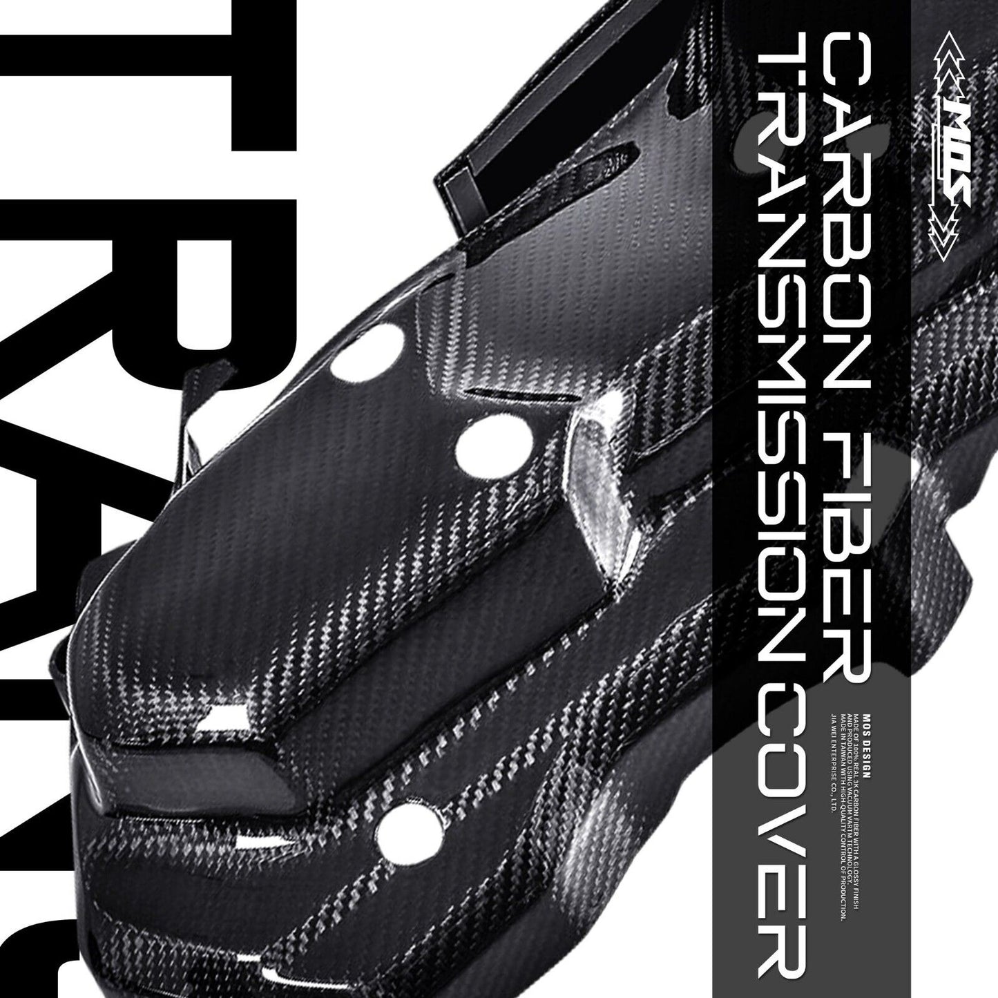 MOS Carbon Fiber Transmission Cover for Yamaha Zuma 125 22-24 Yamaha NMAX 20-24