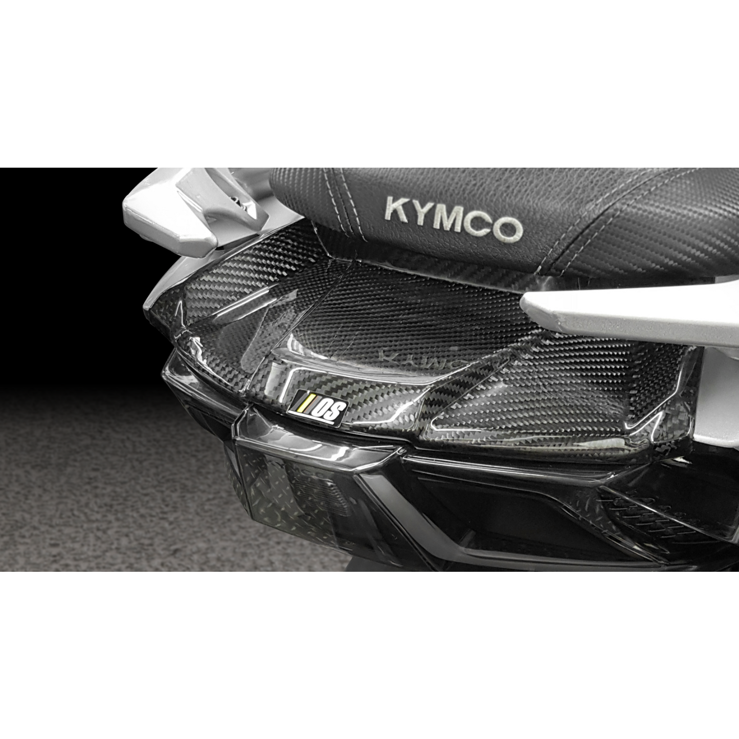 MOS Carbon Fiber Taillight Upper Cover for Kymco AK550 2018 - 2024