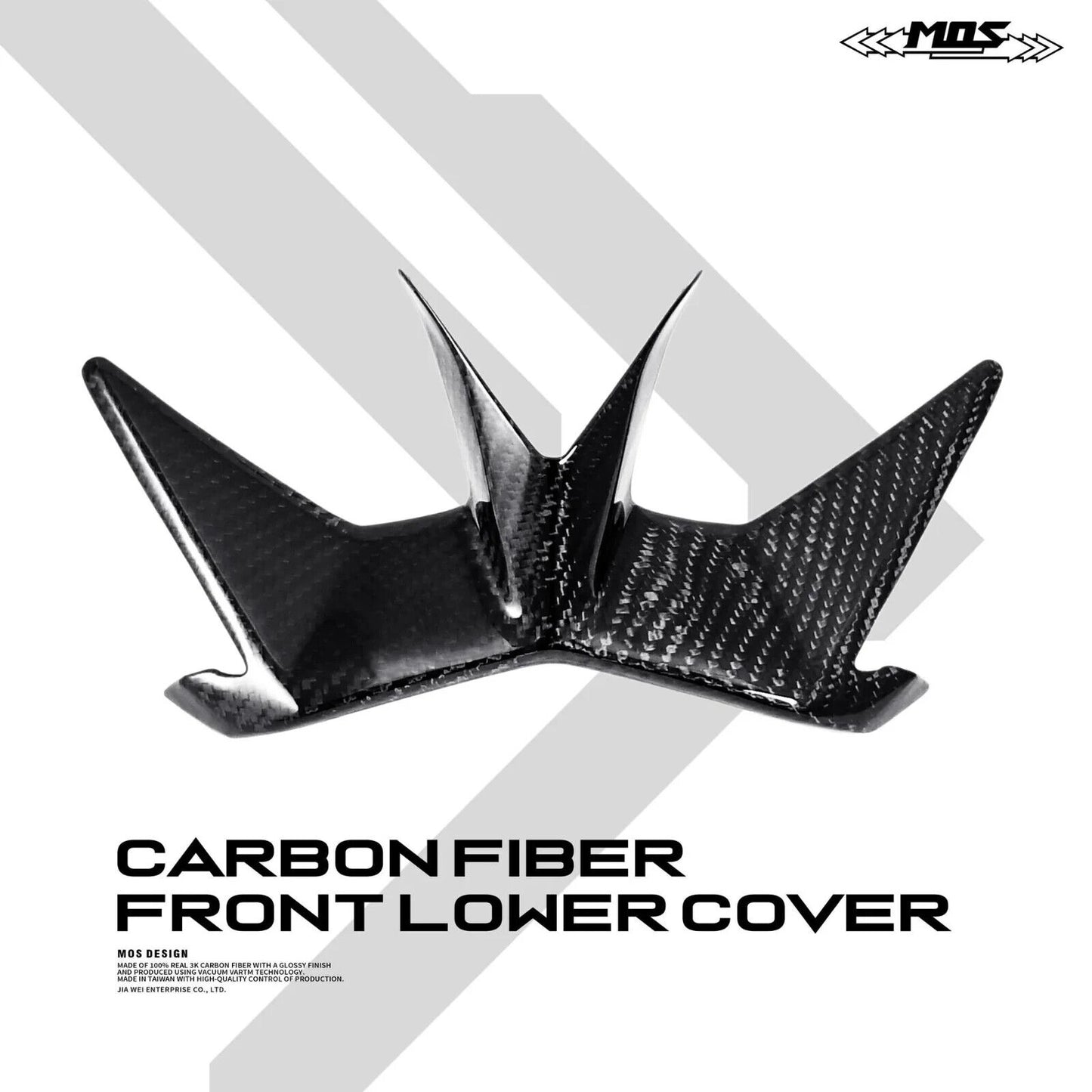 MOS Carbon Fiber Front Lower Cover for Kymco AK550 Premium 2022-2024