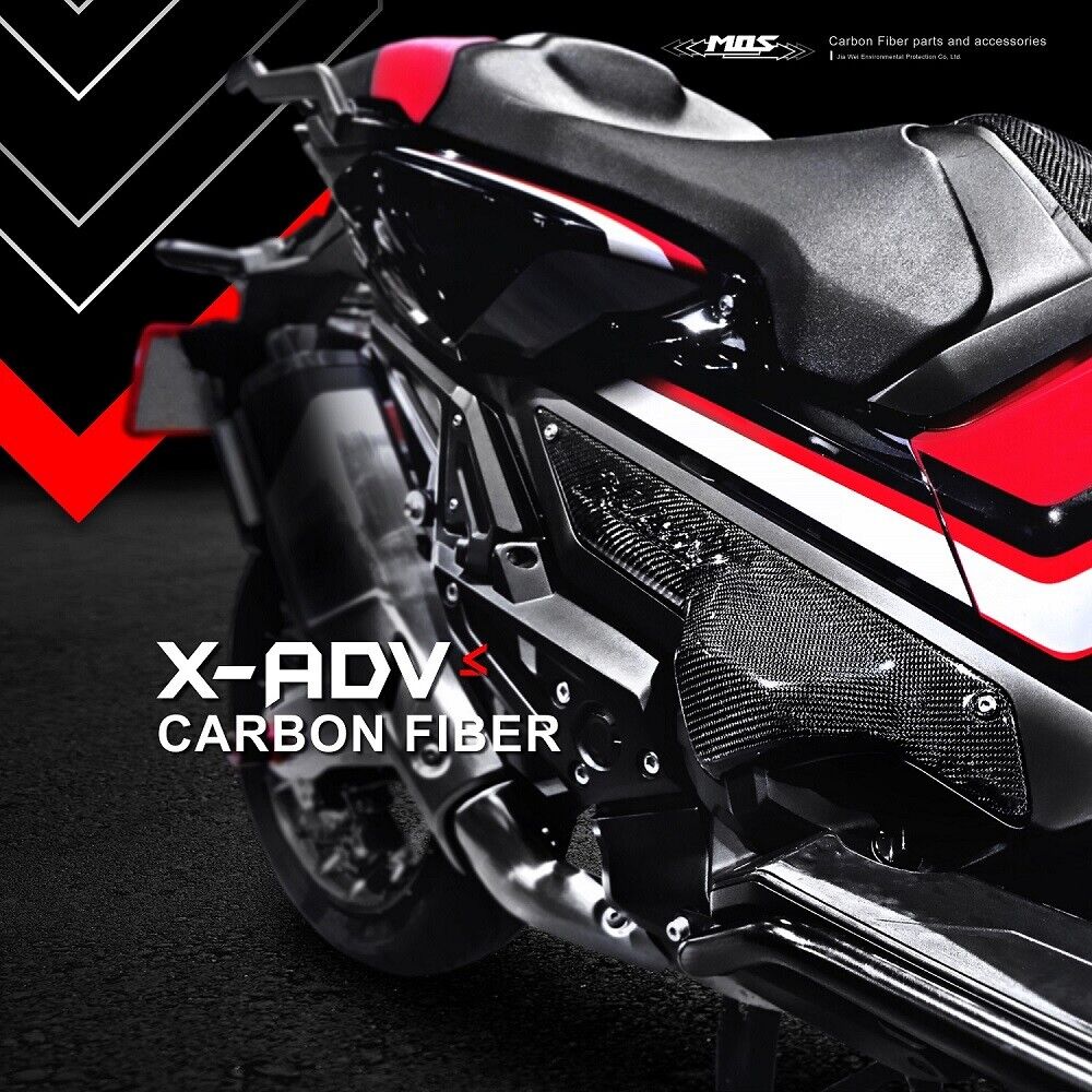 MOS Carbon Fiber Footrest Side Trim Covers for Honda X-ADV 750 2017-2020