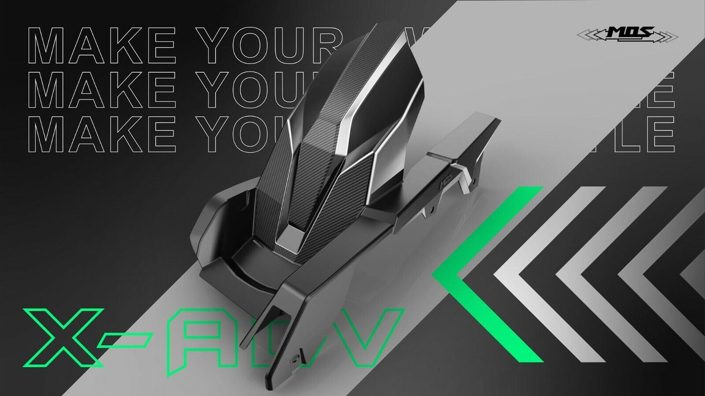 MOS Rear Fender Hugger Mud Guard with Chain Guard for Honda X-ADV 750 2017-2023