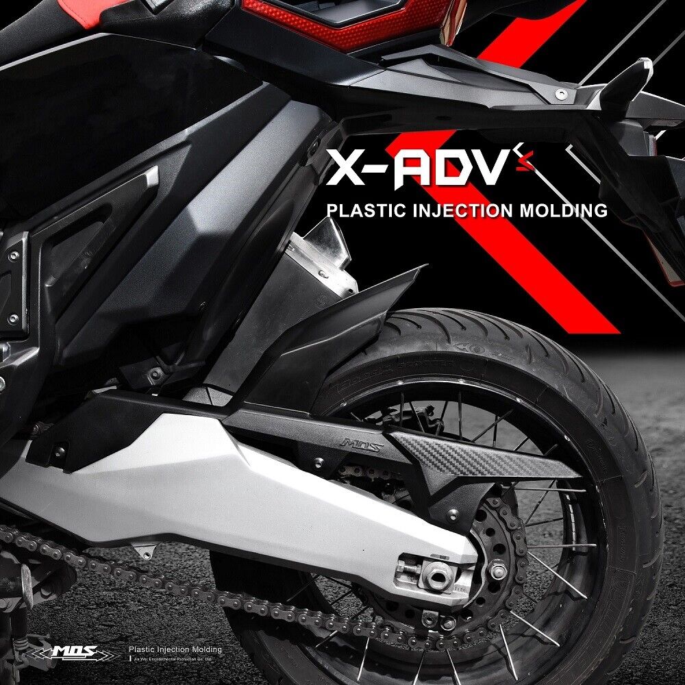 MOS Rear Fender Hugger Mud Guard with Chain Guard for Honda X-ADV 750 2017-2023