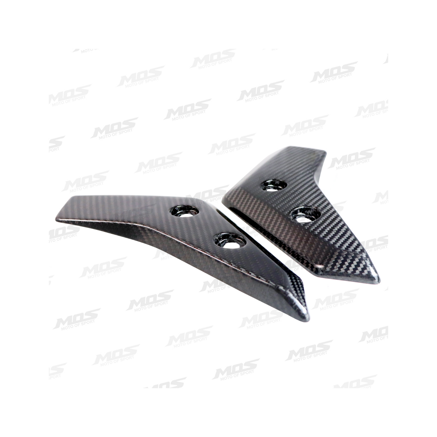 MOS Carbon Fiber Front Fender Side Trim Covers for Kymco AK550 2018 - 2024