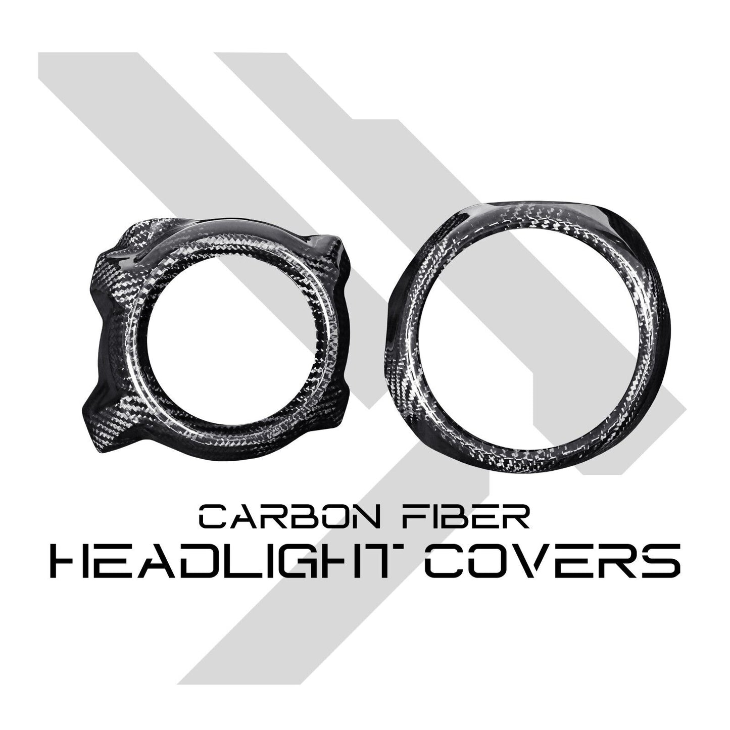 MOS Carbon Fiber Headlight Covers Set for Yamaha Zuma 125 2022 - 2024