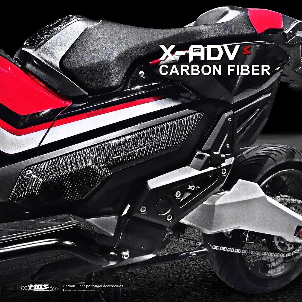 MOS Carbon Fiber Footrest Side Trim Covers for Honda X-ADV 750 2017-2020