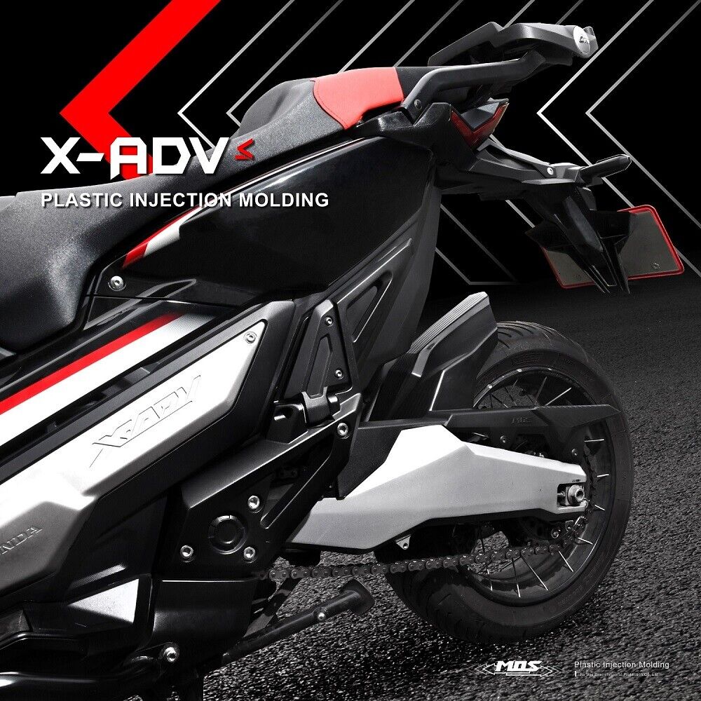 MOS Rear Fender Hugger Mud Guard with Chain Guard for Honda X-ADV 750 2017-2023