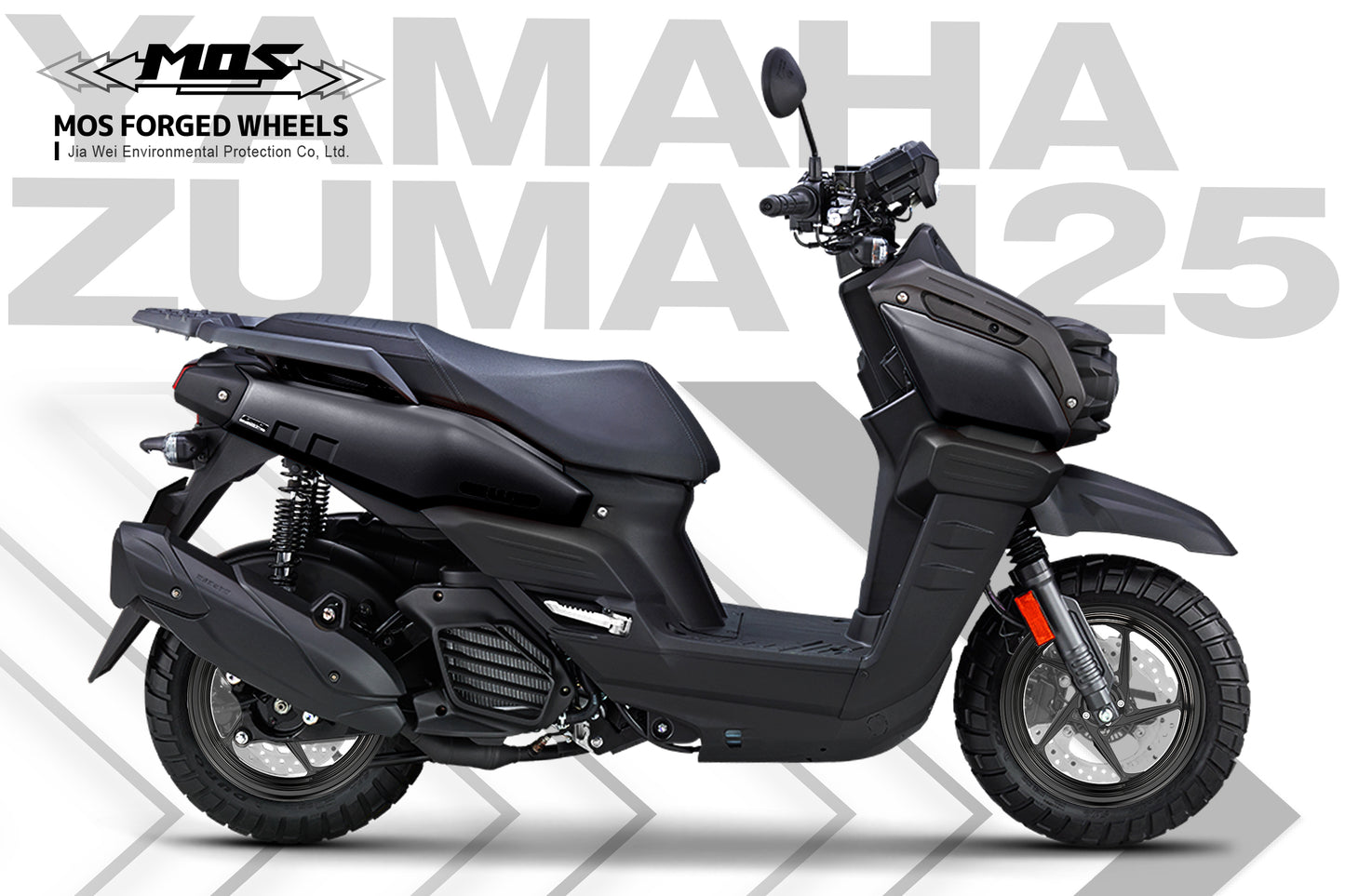 Forged Aluminum Wheel GR05 for Yamaha Zuma 125 2022-2025 / Cygnus Gryphus 2020-2025