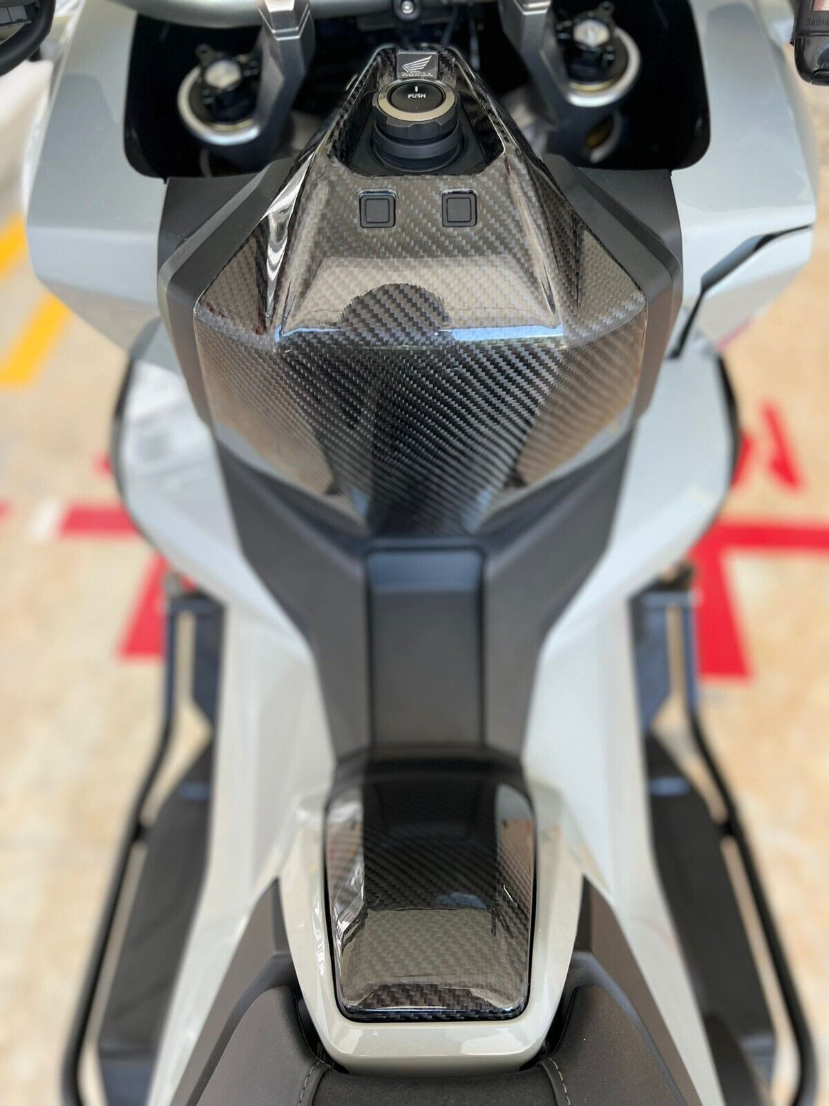 MOS Carbon Fiber Upper Cowl and Fuel Tank Cover for Honda X-ADV 750 2021-2024