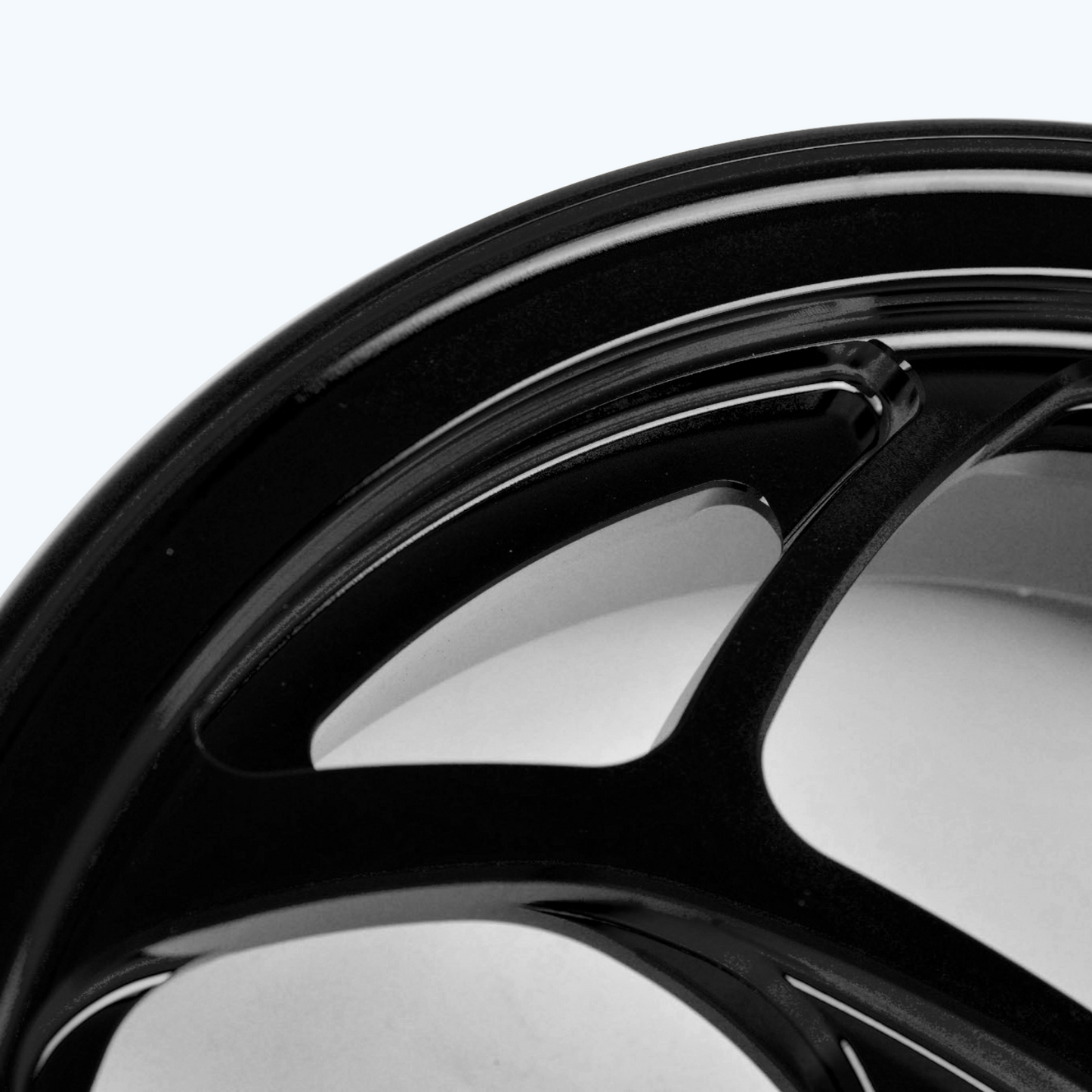 MOS GTS Forged Aluminum Alloy Rims Wheels for Vespa GTS 300 ABS Black