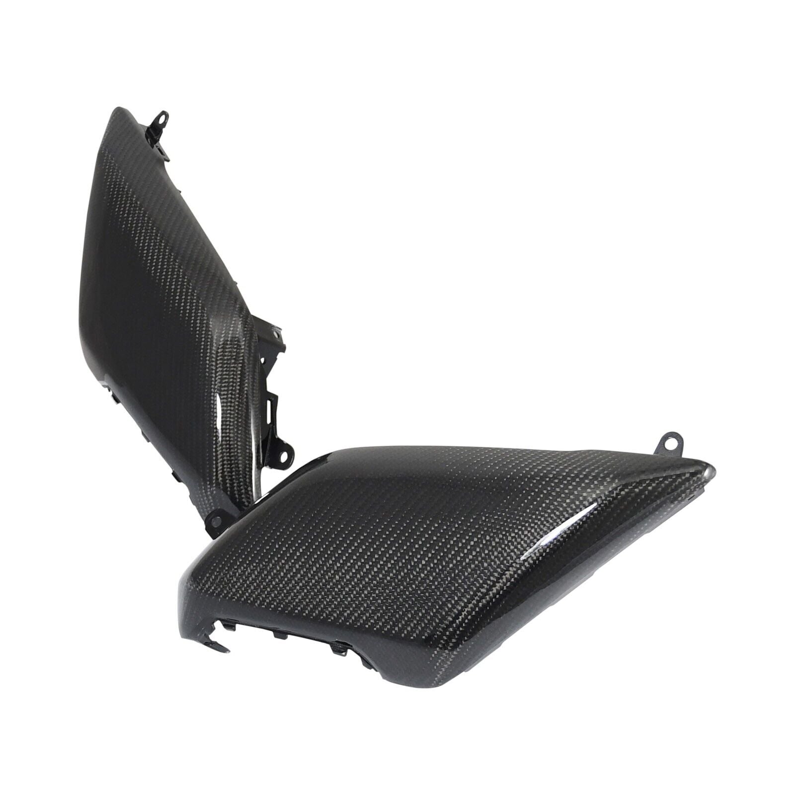 MOS Wrapped Carbon Fiber Front Side Covers for Yamaha Zuma 125 2022-2024