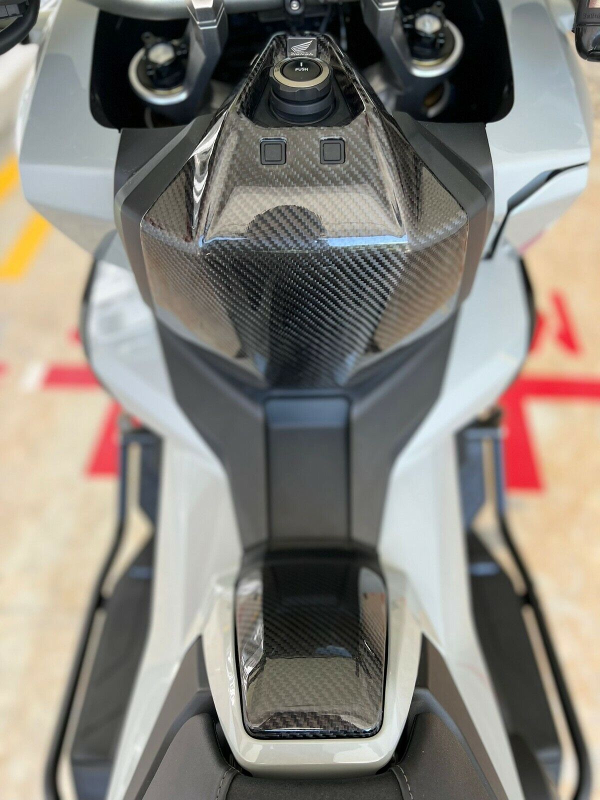MOS Carbon Fiber Fuel Tank Lid Cover for Honda X-ADV 750 2021-2022
