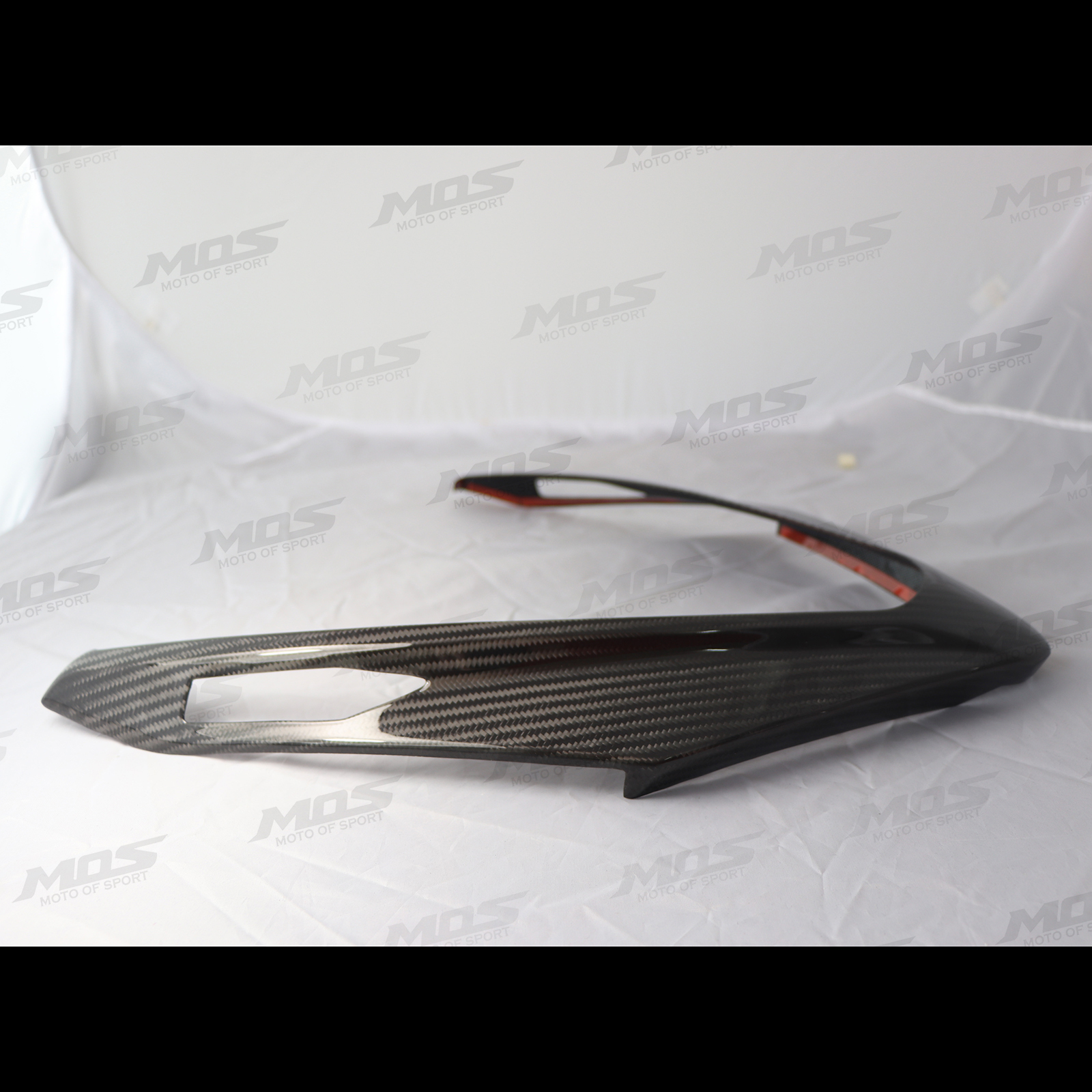 MOS Carbon Fiber Front Mask V Shape Cover for Kymco AK550 2018 - 2024