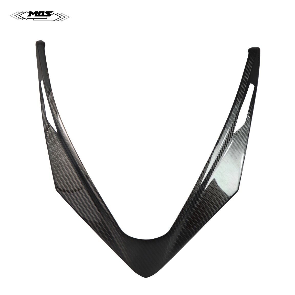 MOS Carbon Fiber Front Mask V Shape Cover for Kymco AK550 2018 - 2024