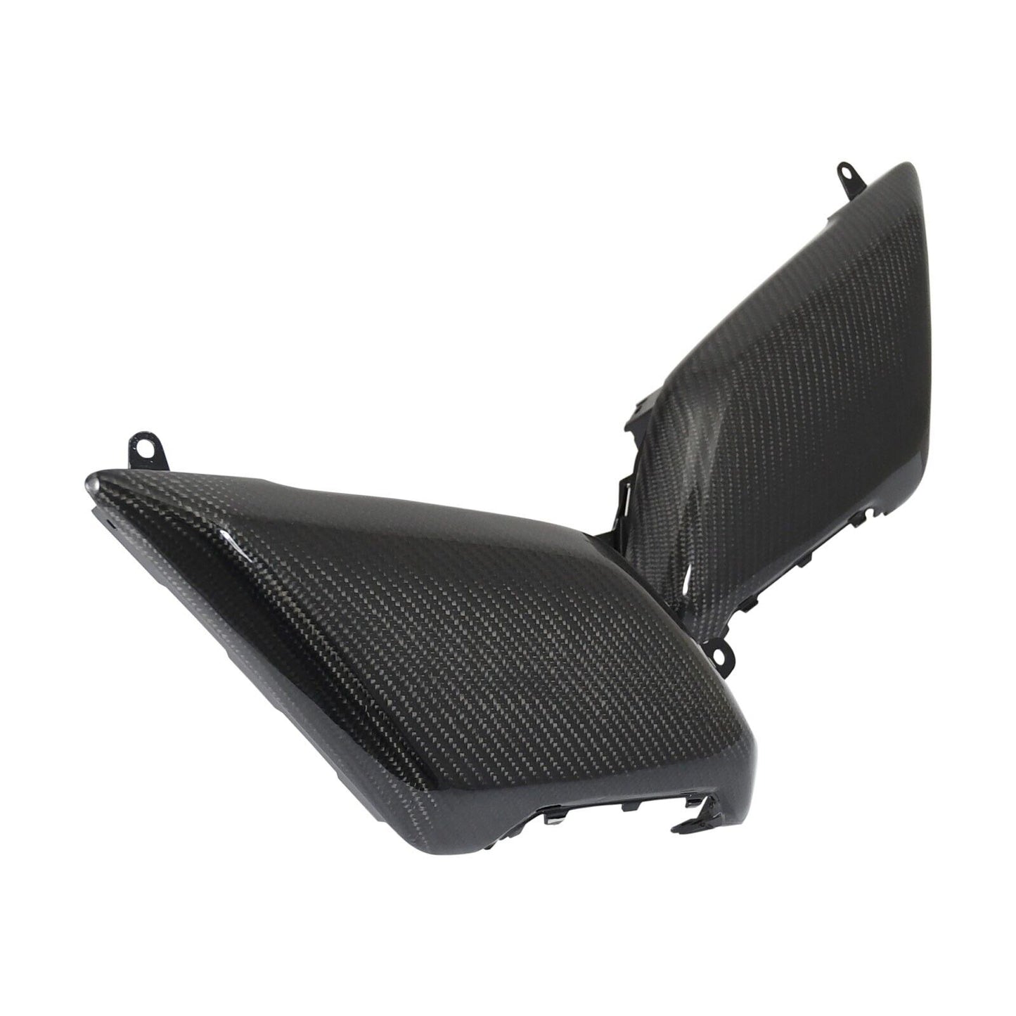MOS Wrapped Carbon Fiber Front Side Covers for Yamaha Zuma 125 2022-2024