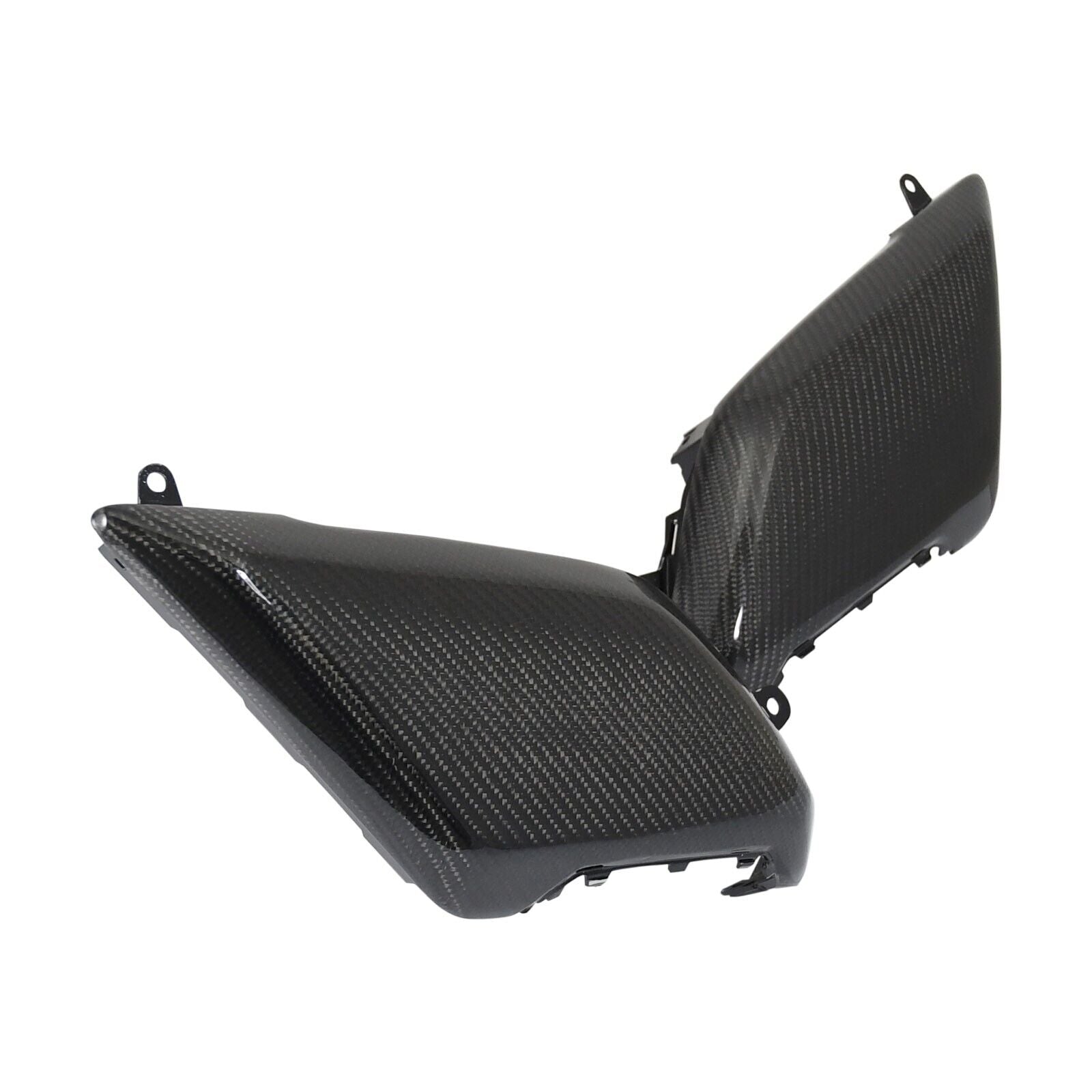 MOS Wrapped Carbon Fiber Front Side Covers for Yamaha Zuma 125 2022-2024