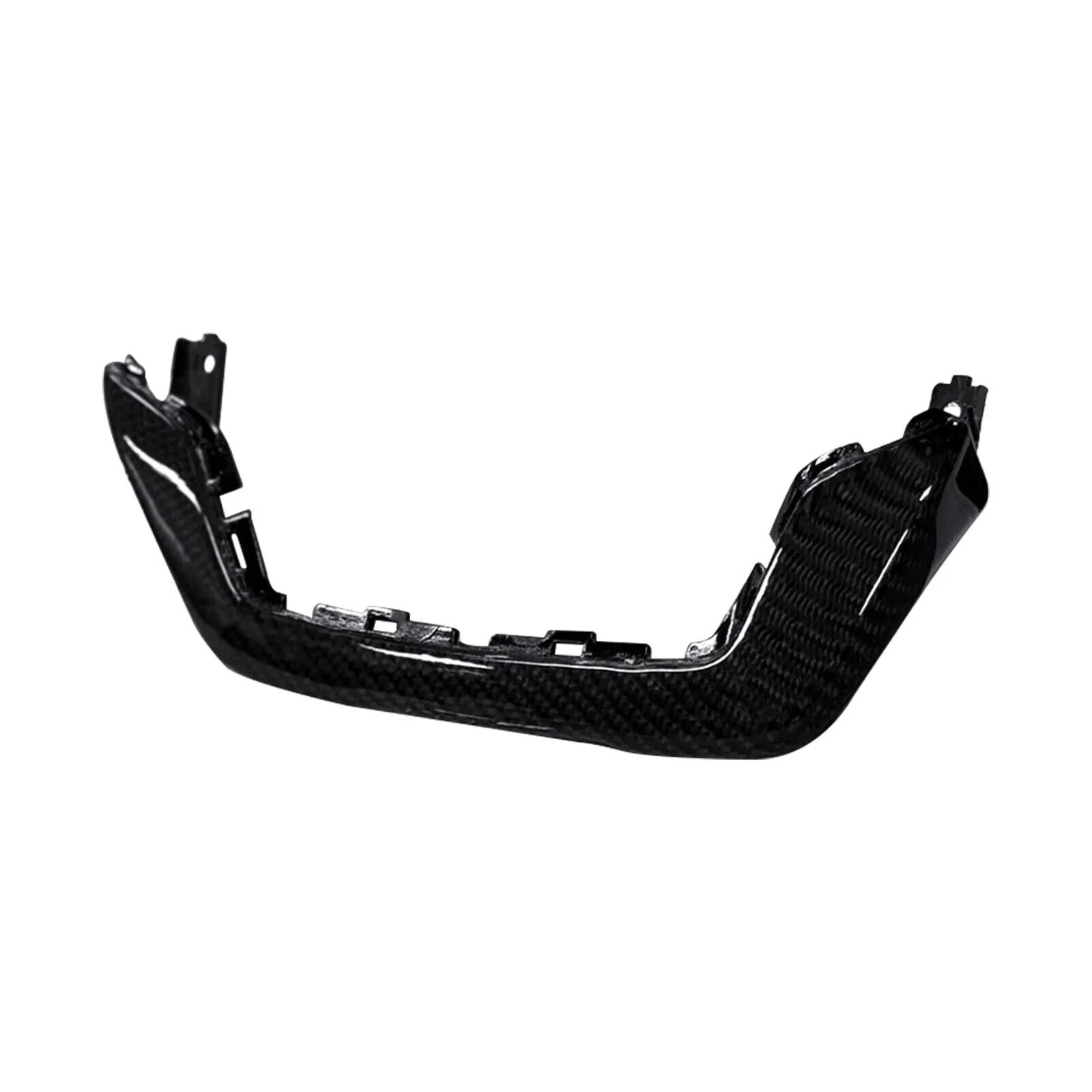 Sleek Wrapped Carbon Fiber Headlight Upper Cover for Yamaha Zuma 125 2022 - 2024