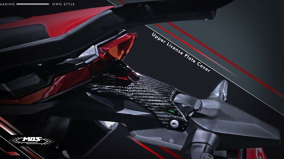 MOS Carbon Fiber Rear Fender Stay Upper Cover for Honda X-ADV 750 2017-2020