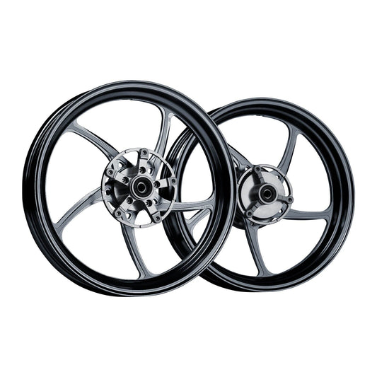 MOS RF05R Forged Alloy Rims Wheels for BMW Motorrad G 310 R 2016-2024 Black