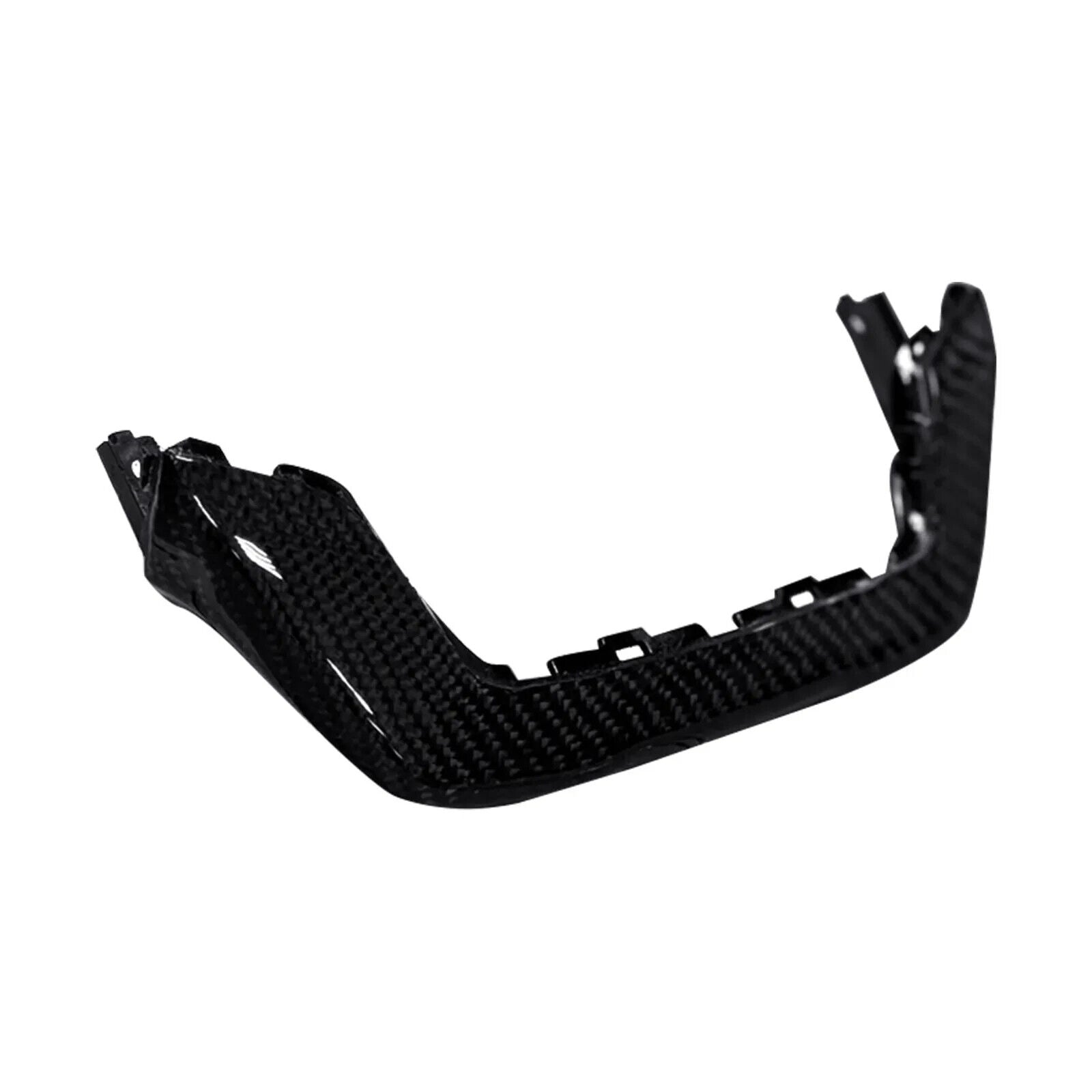 Sleek Wrapped Carbon Fiber Headlight Upper Cover for Yamaha Zuma 125 2022 - 2024