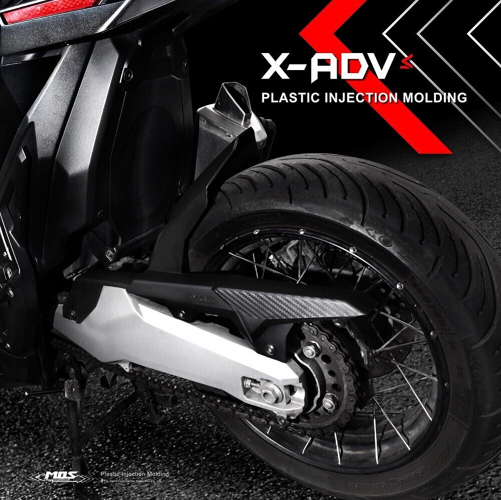 MOS Rear Fender Hugger Mud Guard with Chain Guard for Honda X-ADV 750 2017-2023