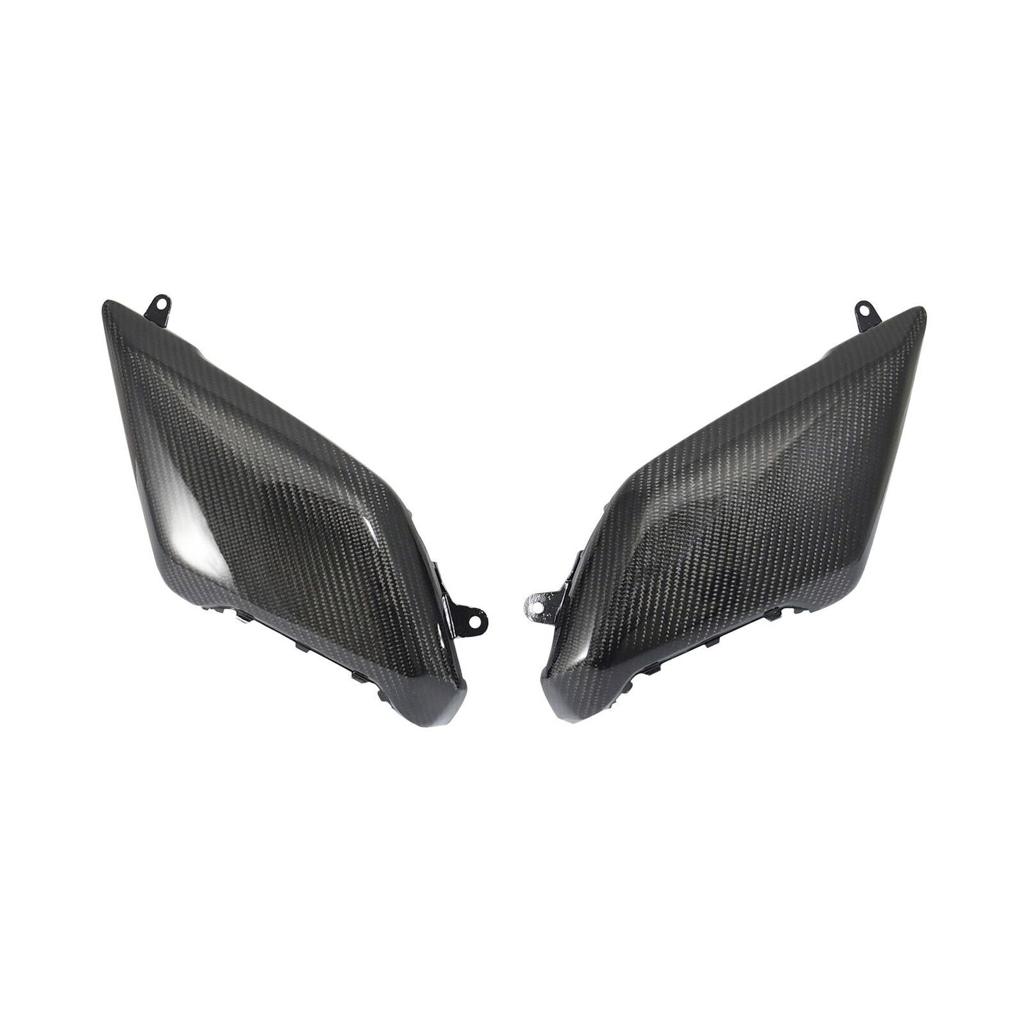 MOS Wrapped Carbon Fiber Front Side Covers for Yamaha Zuma 125 2022-2024