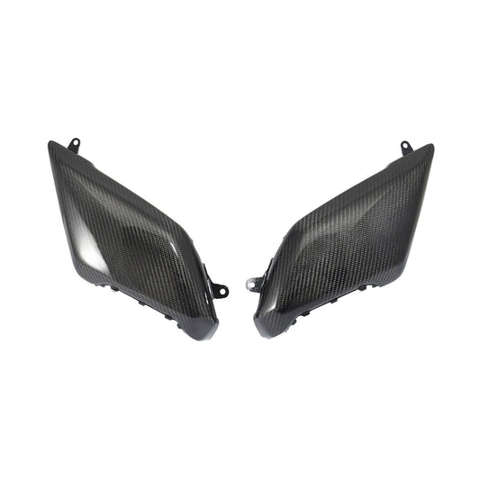 MOS Wrapped Carbon Fiber Front Side Covers for Yamaha Zuma 125 2022-2024
