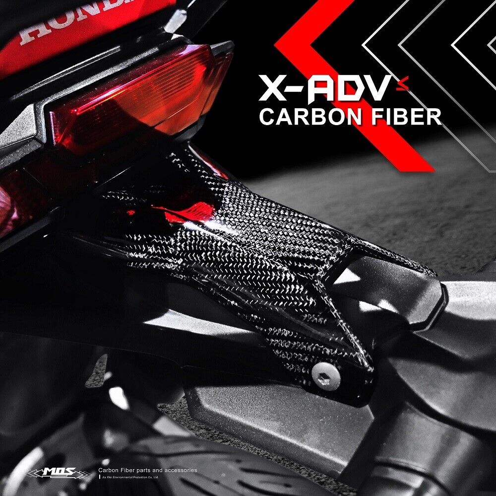 MOS Carbon Fiber Rear Fender Stay Upper Cover for Honda X-ADV 750 2017-2020