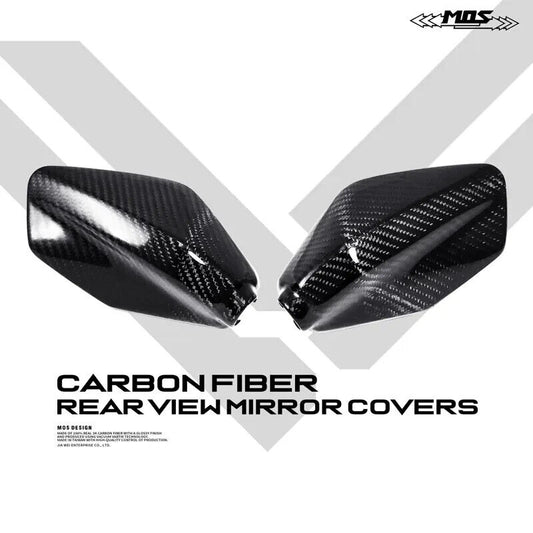 MOS Carbon Fiber Mirror Covers for Kymco AK550 18-24 / AK550 Premium 22-24