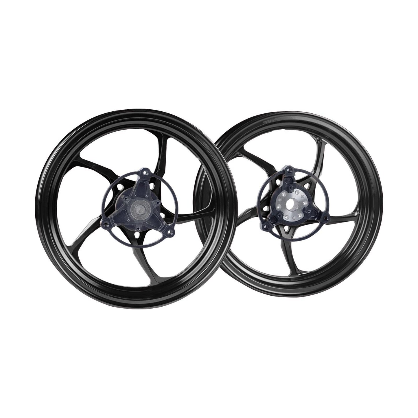 MOS FS05 Forged Aluminum Alloy Wheels for Yamaha NMAX 155 2020-2024 Black