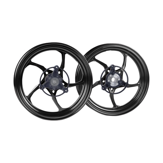 MOS FS05 Forged Aluminum Alloy Wheels for Yamaha NMAX 155 2020-2024 Black
