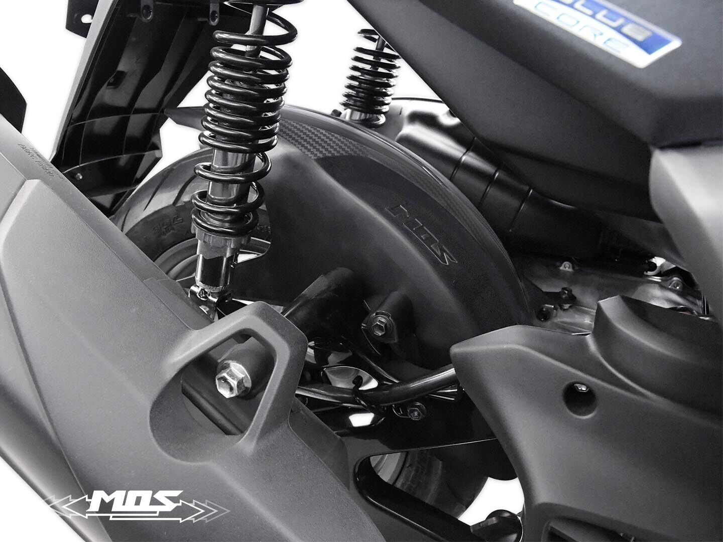 MOS Rear Fender Tire Hugger Mud Guard for Yamaha Zuma 125 2022-2024