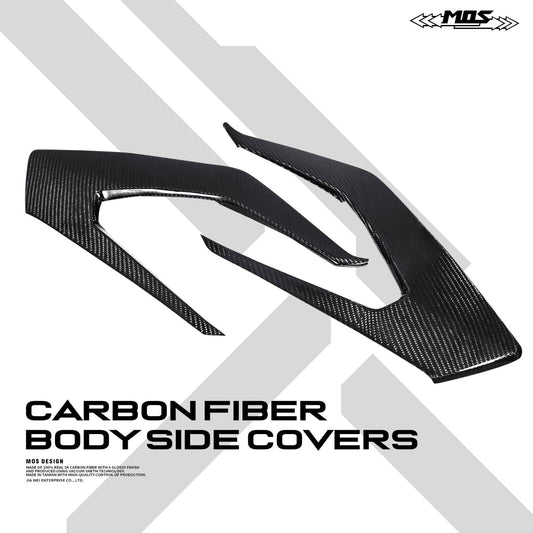 MOS Carbon Fiber Body Side Covers for Kymco AK550 Premium 2022-2024