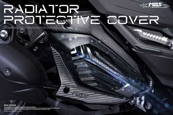 MOS Radiator Cover for Yamaha Zuma 125 2022 - 2024 / NMAX 155  2022 - 2024
