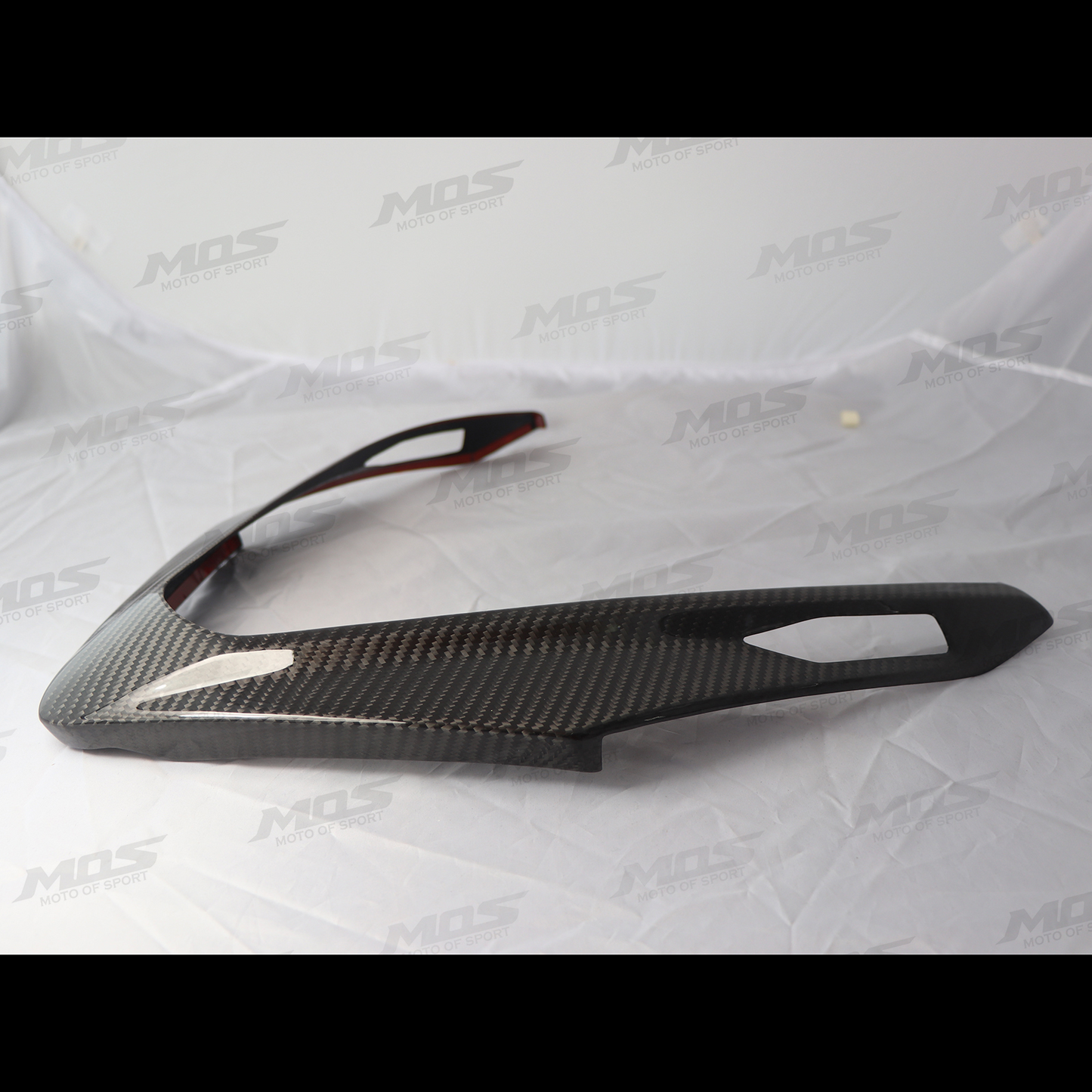 MOS Carbon Fiber Front Mask V Shape Cover for Kymco AK550 2018 - 2024