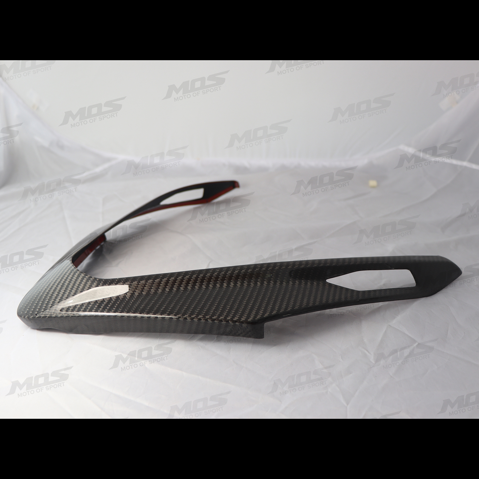 MOS Carbon Fiber Front Mask V Shape Cover for Kymco AK550 2018 - 2024