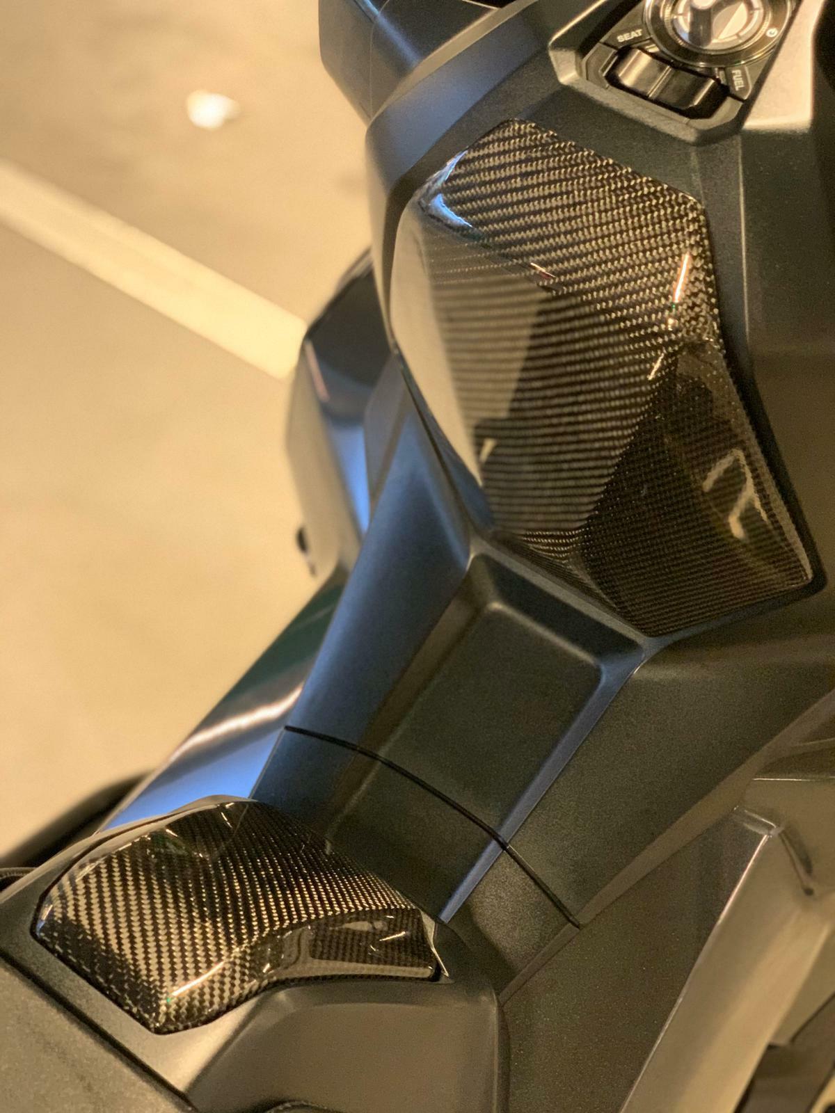 MOS Carbon Fiber Fuel Tank Lid Cover for Honda X-ADV 750 2017-2020