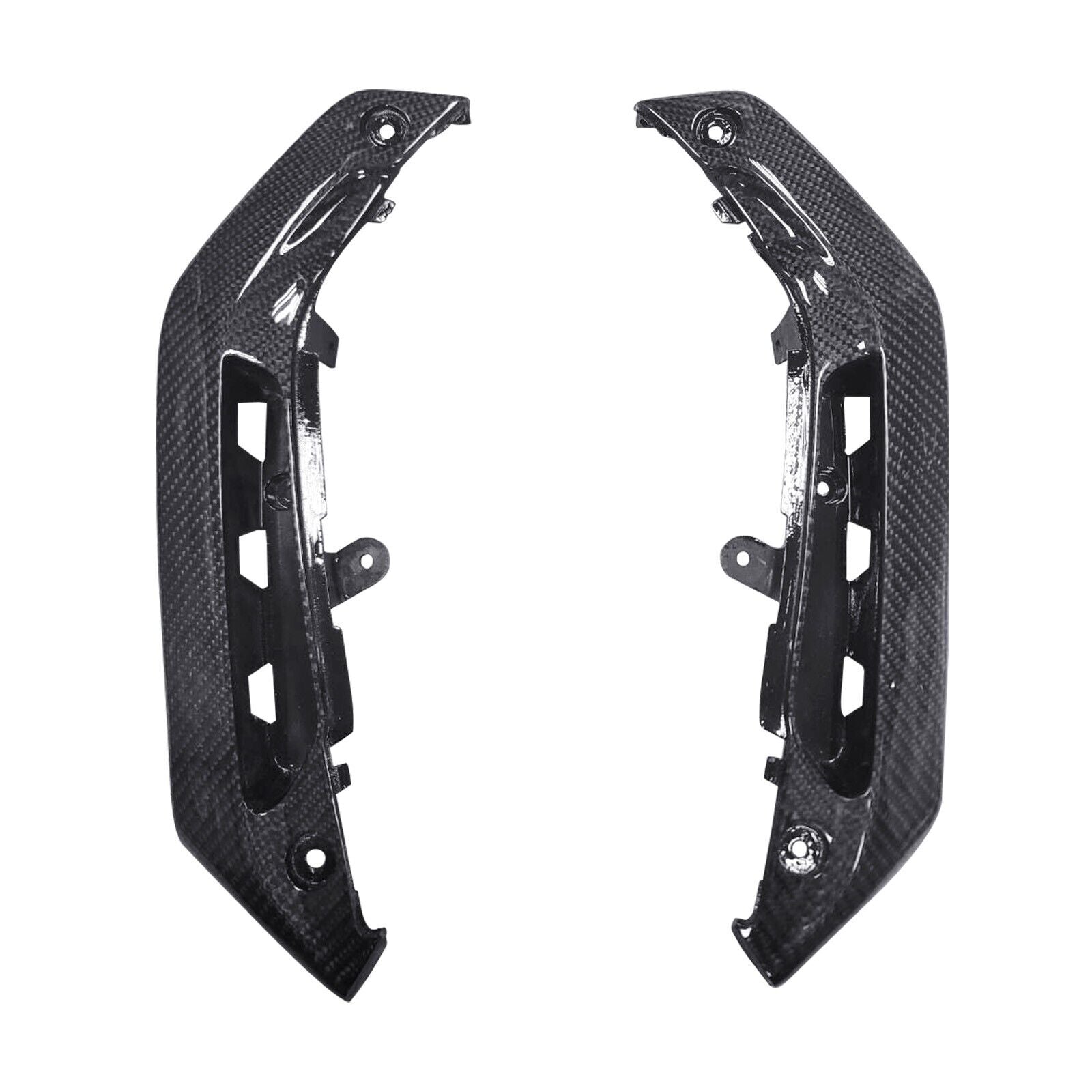 MOS Wrapped Carbon Fiber Front Upper Side Covers for Yamaha Zuma 125 2022-2024