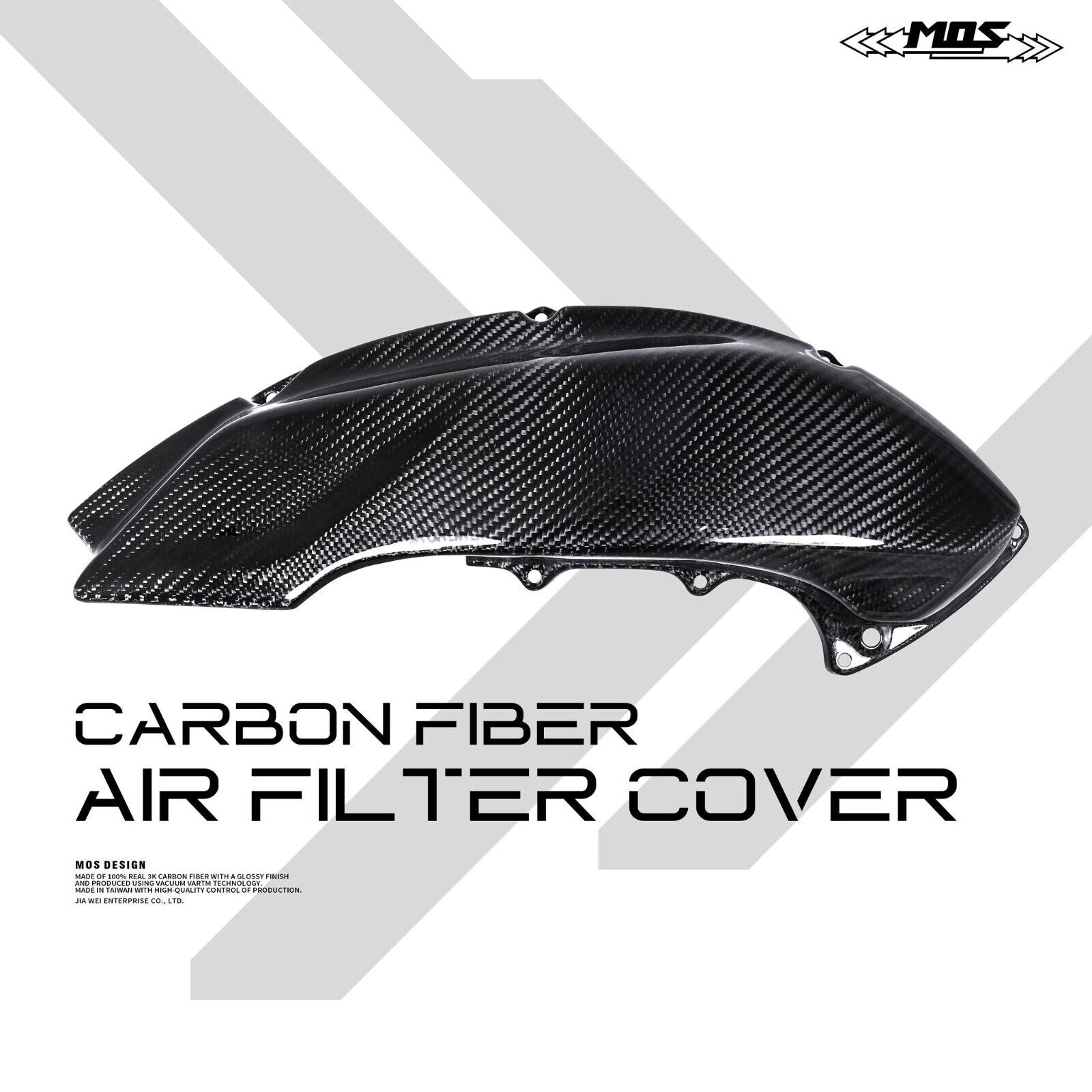 MOS Carbon Fiber Air Filter Cover for Yamaha Zuma 125 2022 2023 NMAX 2022 - 2024