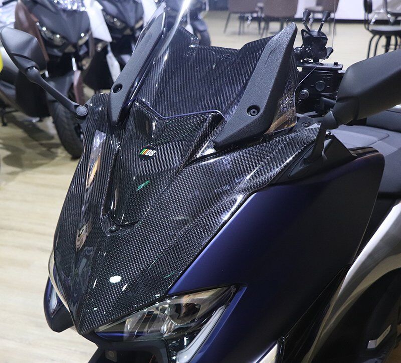 MOS Carbon Fiber Windshield Inner Panel Cover for Yamaha TMAX 530 560 2017-2021